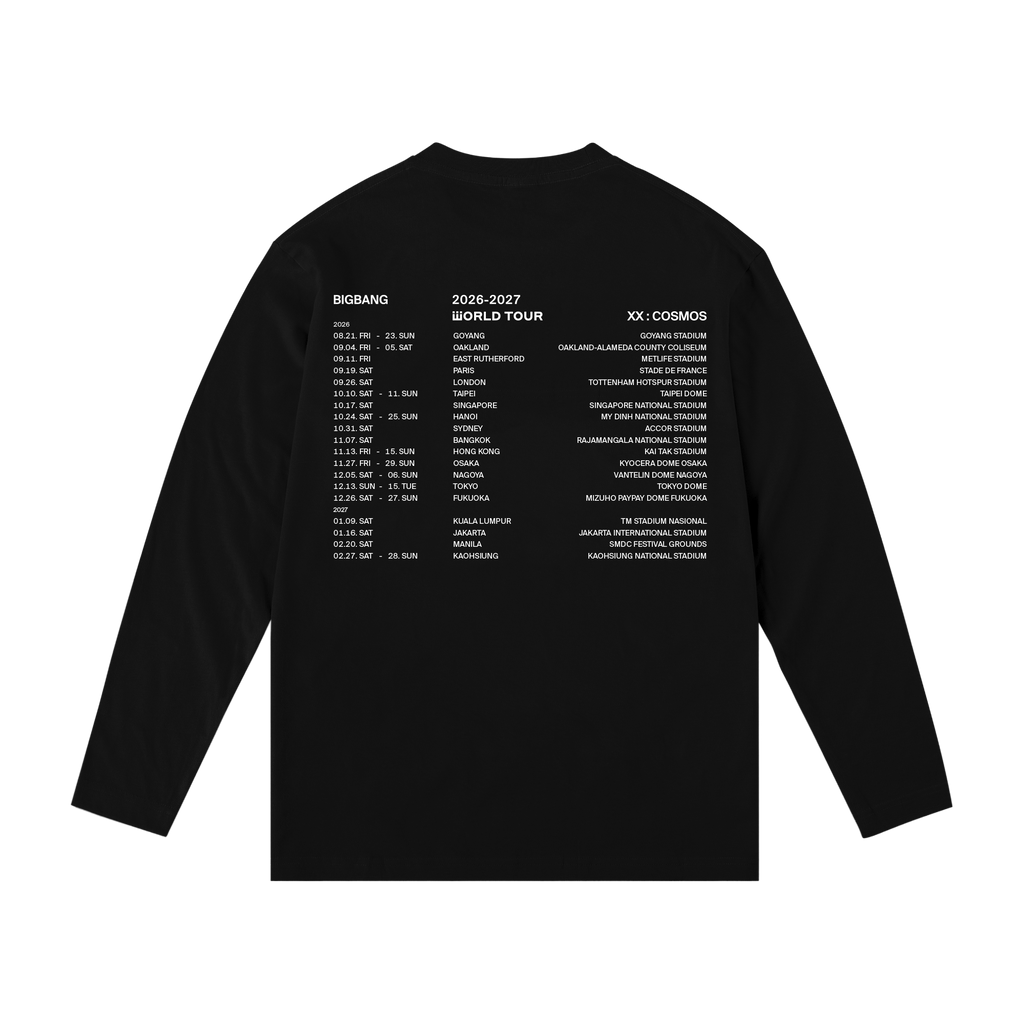 [COSMOS] BIGBANG LONG SLEEVE T-SHIRT_BLACK