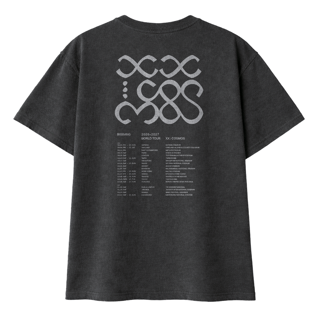 [COSMOS] BIGBANG TOUR T-SHIRT_WASHED BLACK