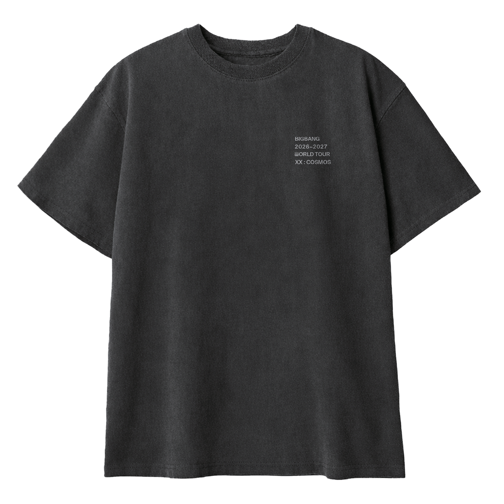 [COSMOS] BIGBANG TOUR T-SHIRT_WASHED BLACK