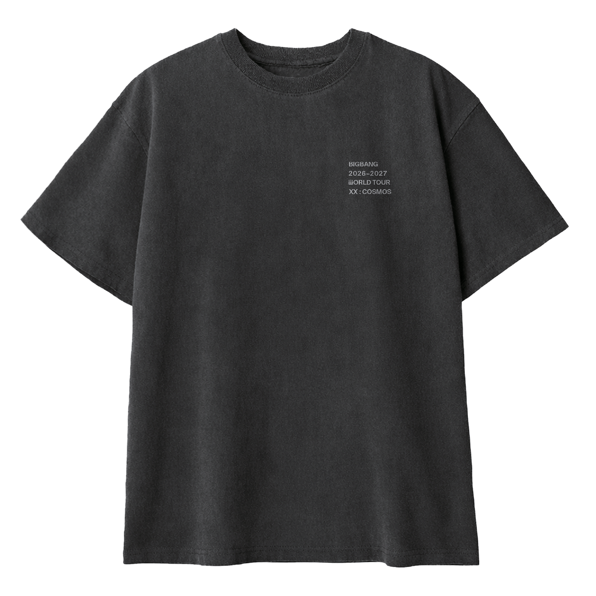 [COSMOS] BIGBANG TOUR T-SHIRT_WASHED BLACK